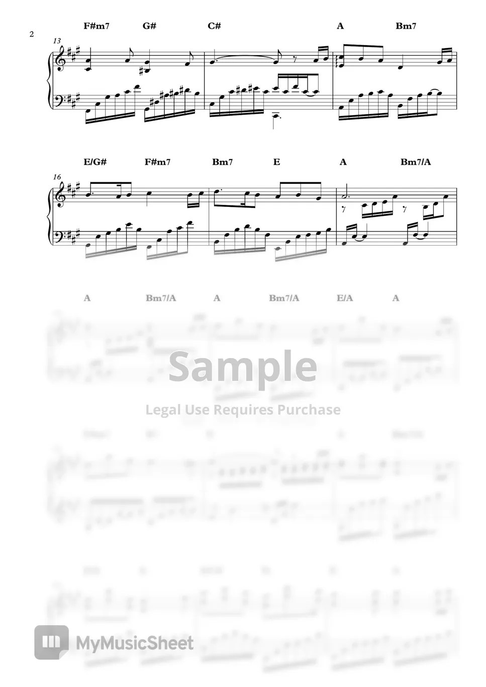 Secret Garden Serenade to Spring 악보 by MrPiano