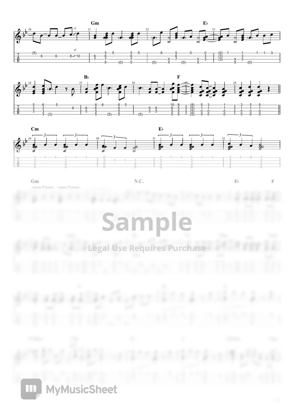 Milet, MAN WITH A MISSON Kizuna no Kiseki Tab + 1staff by Cody Ukulele