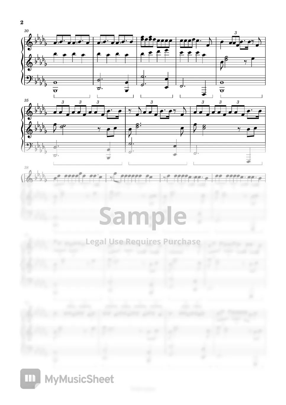 백지영 내 귀에 캔디 저지클럽 로얄44 (MY Ear's Candy Jersey Club Royal44.ver) 악보