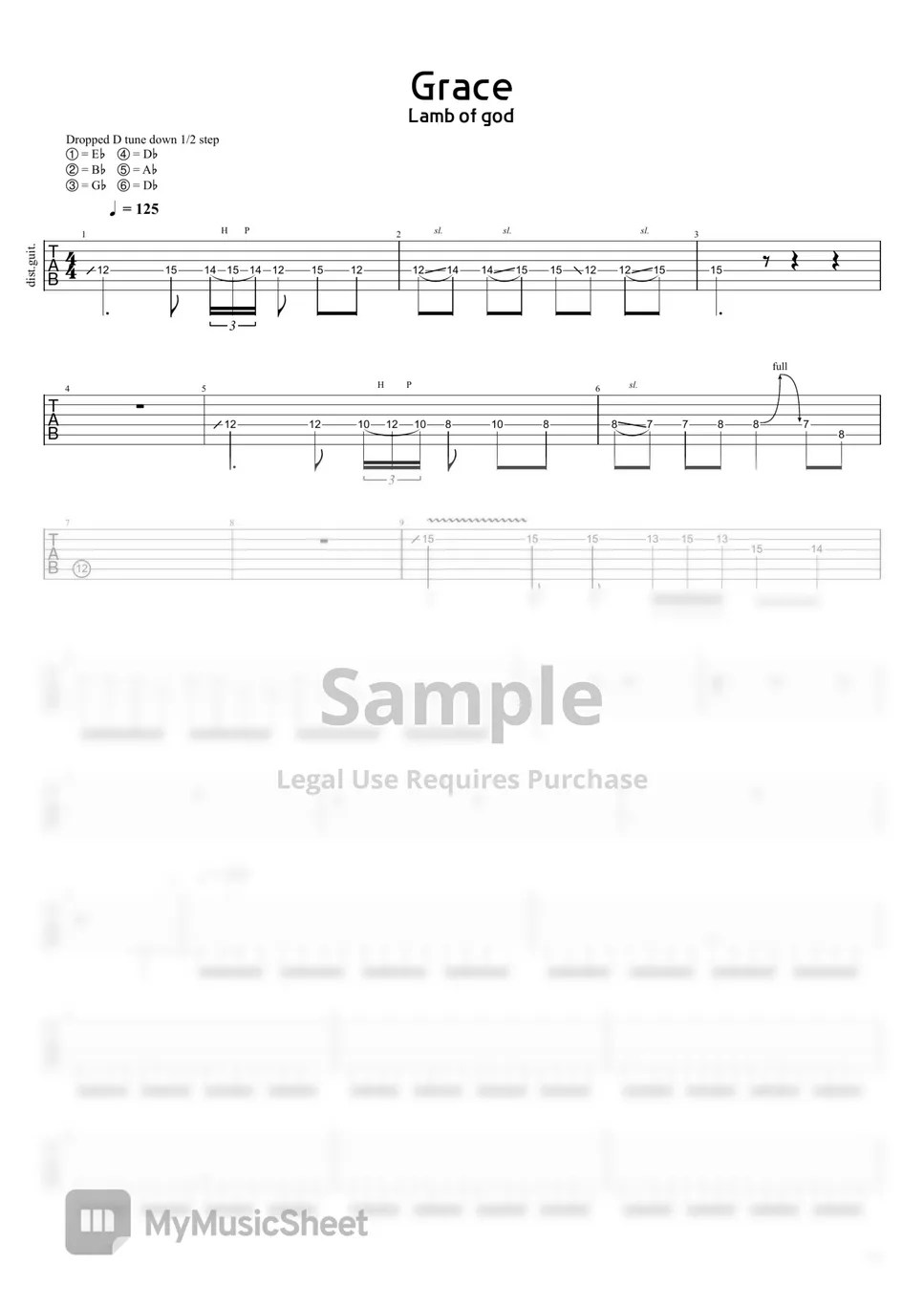 Lamb of god Grace Sheets by you repeater