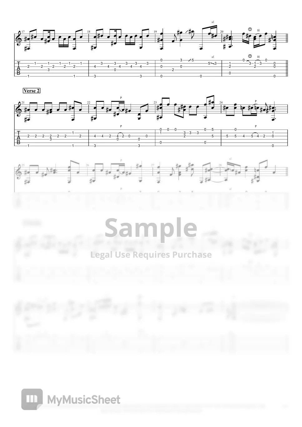 Jack Black Peaches (Fingerstyle guitar) Sheets by Iqbal Gumilar