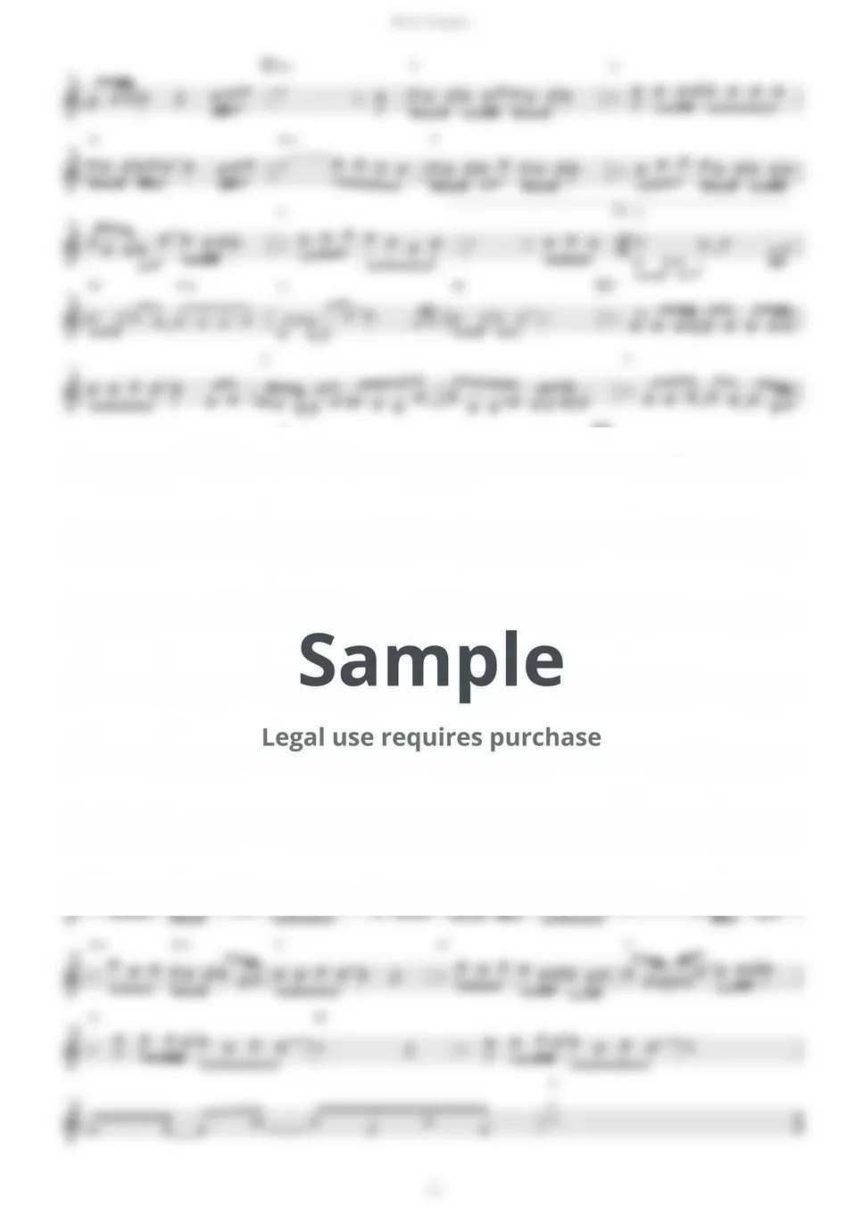 RAMAR Wild Flowers (Zoids / in Eb) 악보 by mutasax