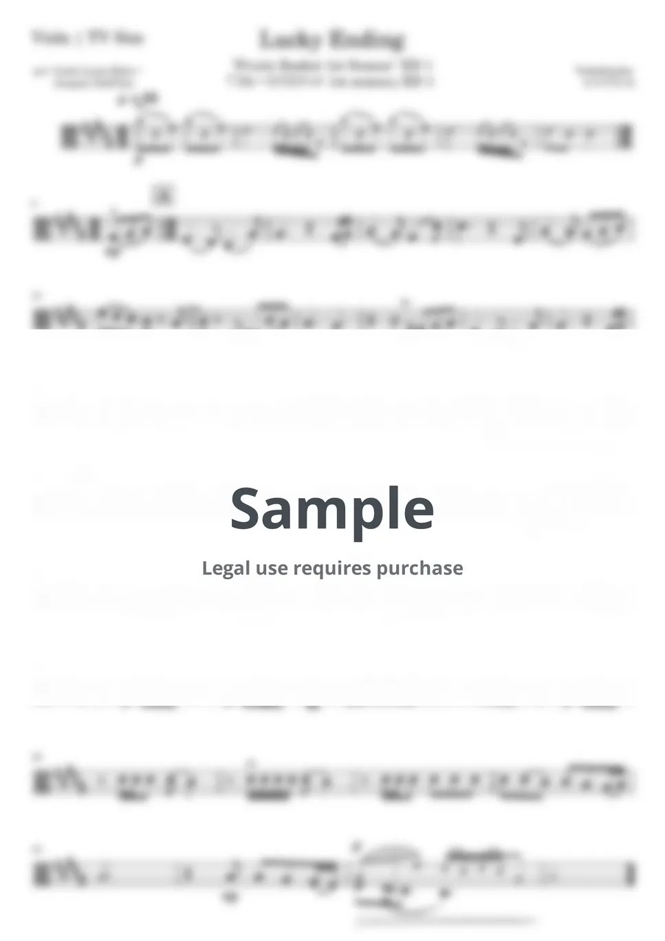 Vicke Blanka Lucky Ending "Fruits Basket 1st Season" ED 1 Sheets by