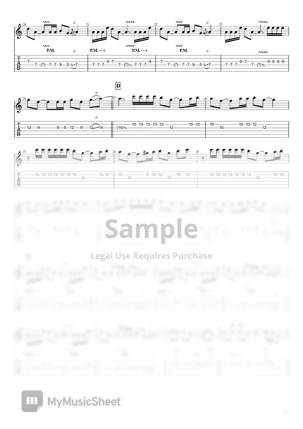 Michael Jackson Smooth Criminal TAB by Kfir Ochaion