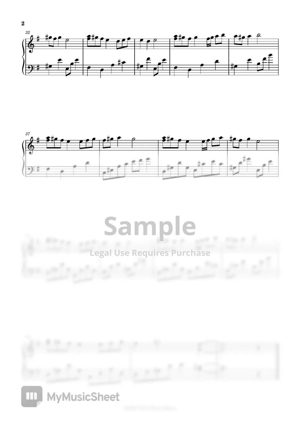 Nats Piano Music Red Moon Princess Sheets