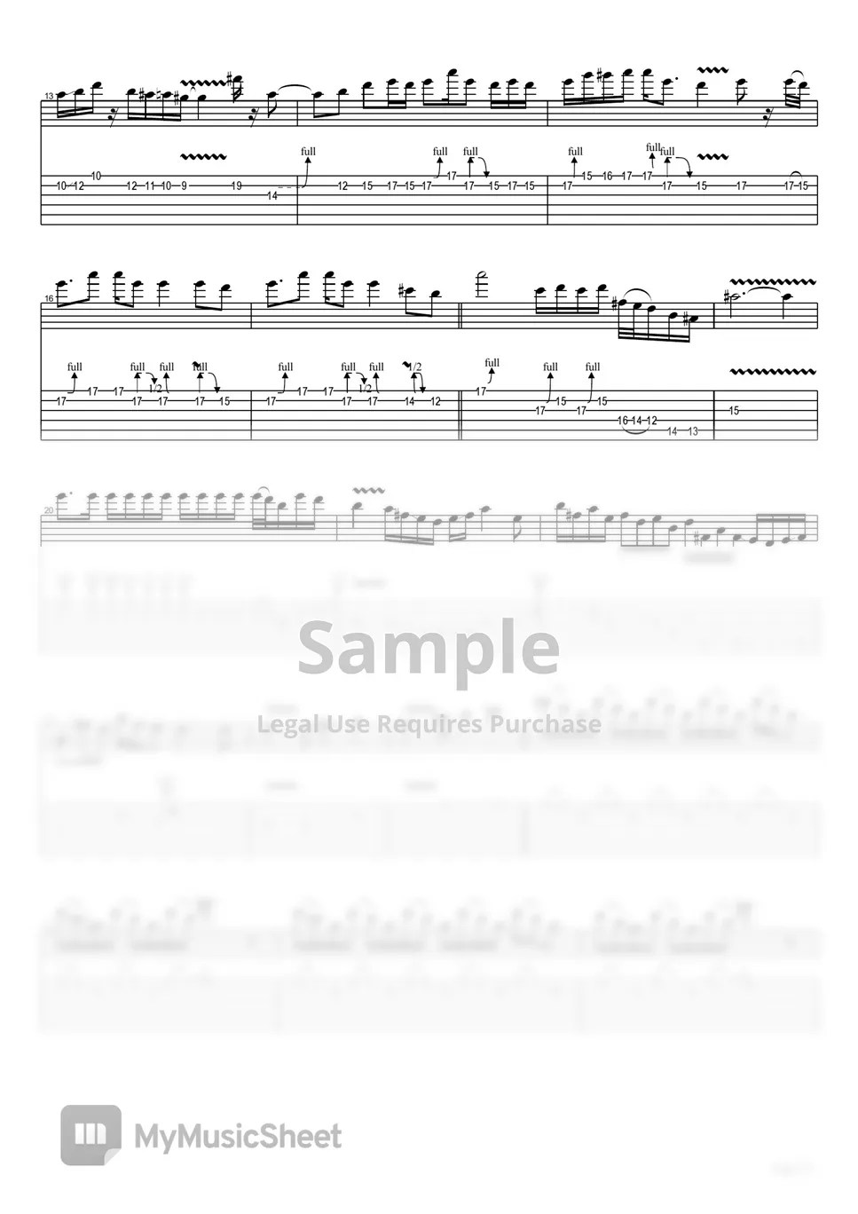 Eagles Hotel California solo guitar cover Tab + 1staff by eric lo