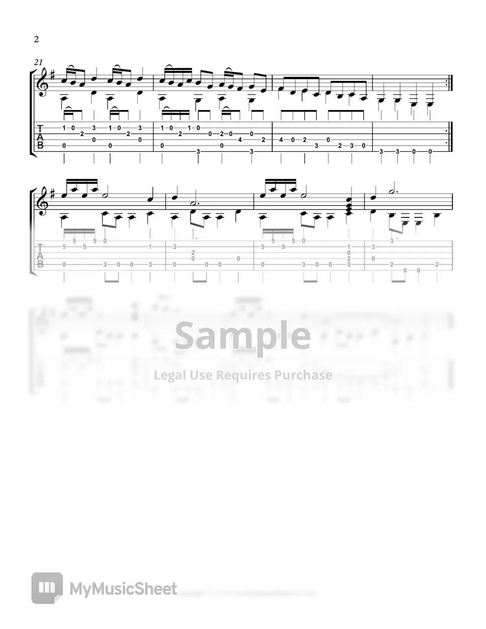 Ennio Morricone The Good, the Bad and the Ugly TAB+1 Staff by