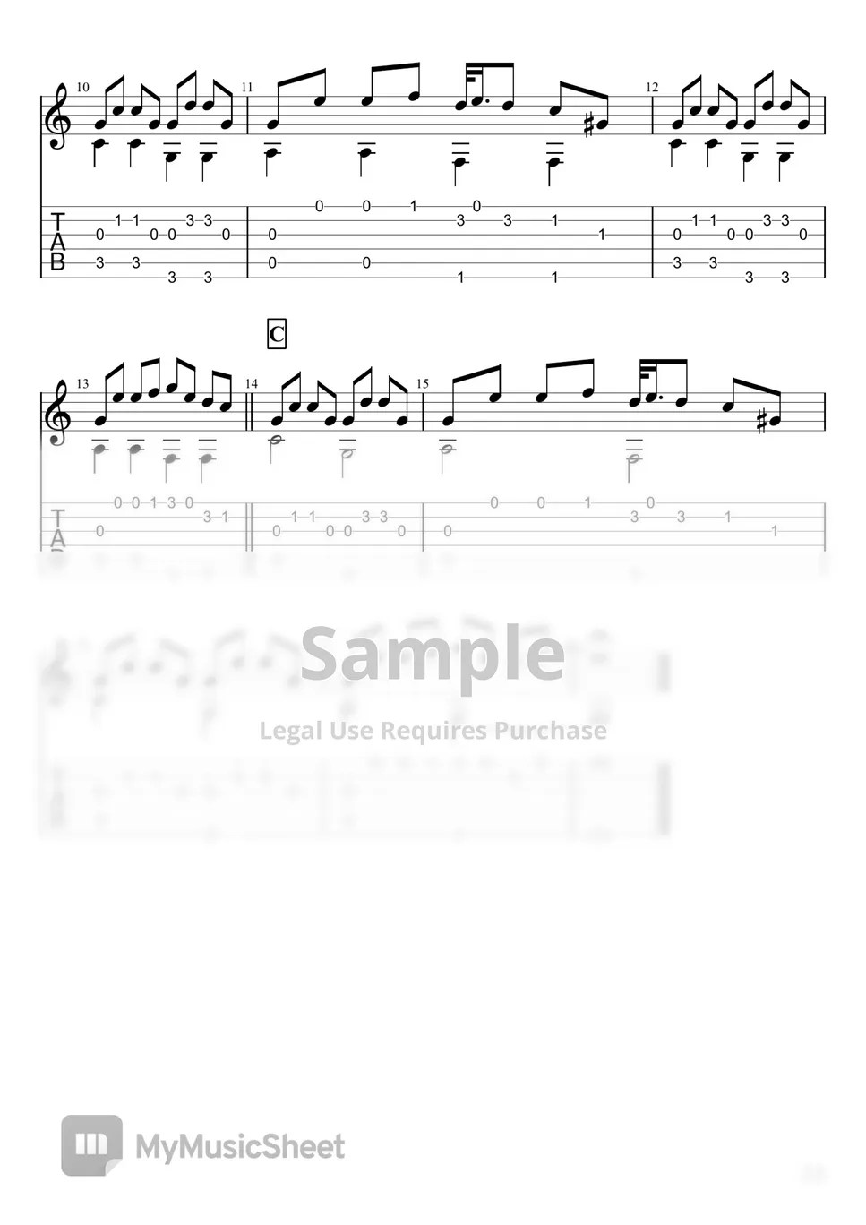 YOASOBI Epilogue (Fingerstyle) Sheets by u3danchou
