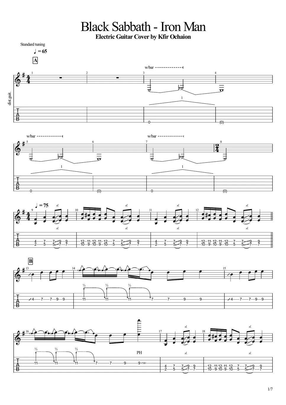 Black Sabbath Iron Man Sheets by Kfir Ochaion