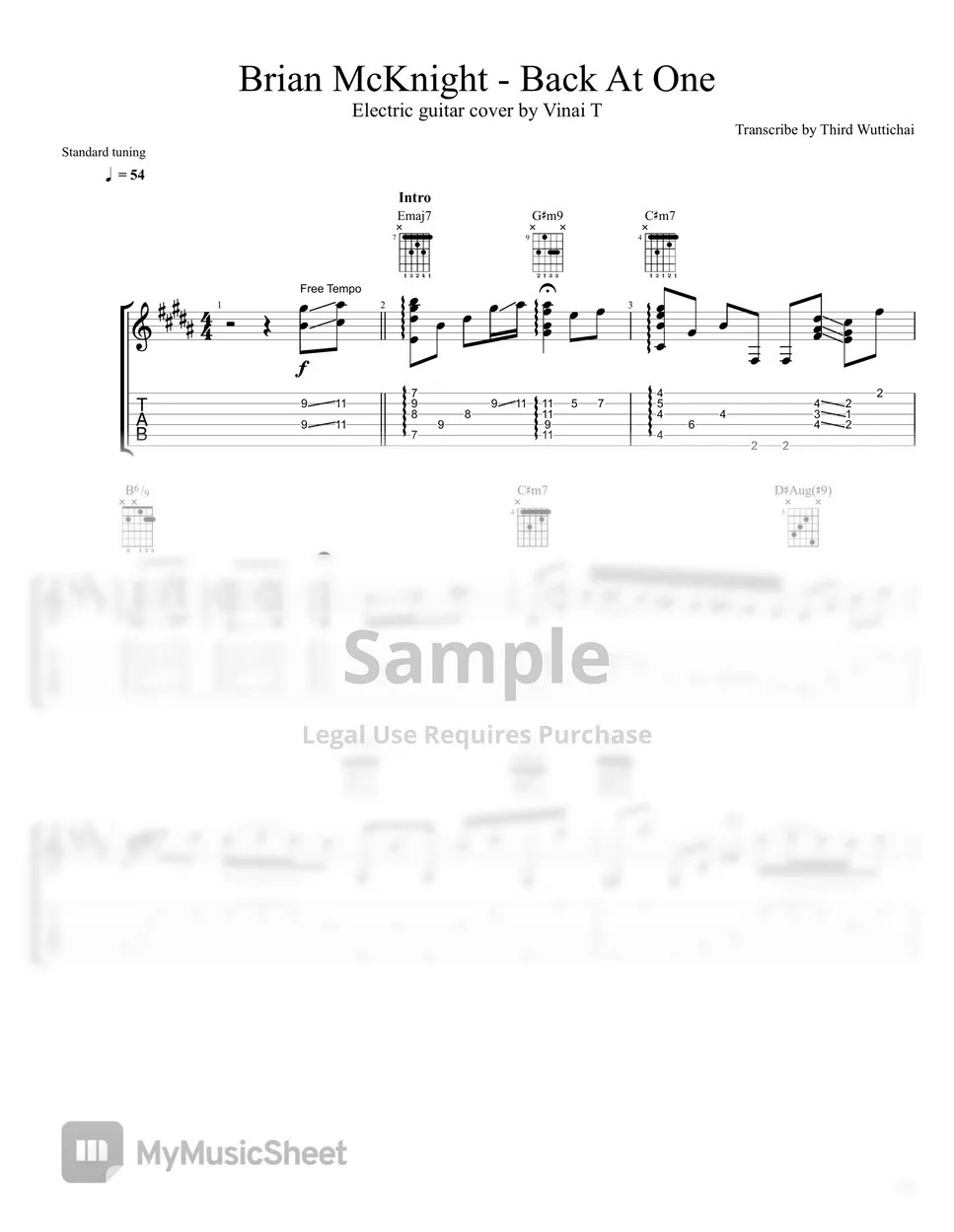 Brian Mcknight 12 Guitar Chords