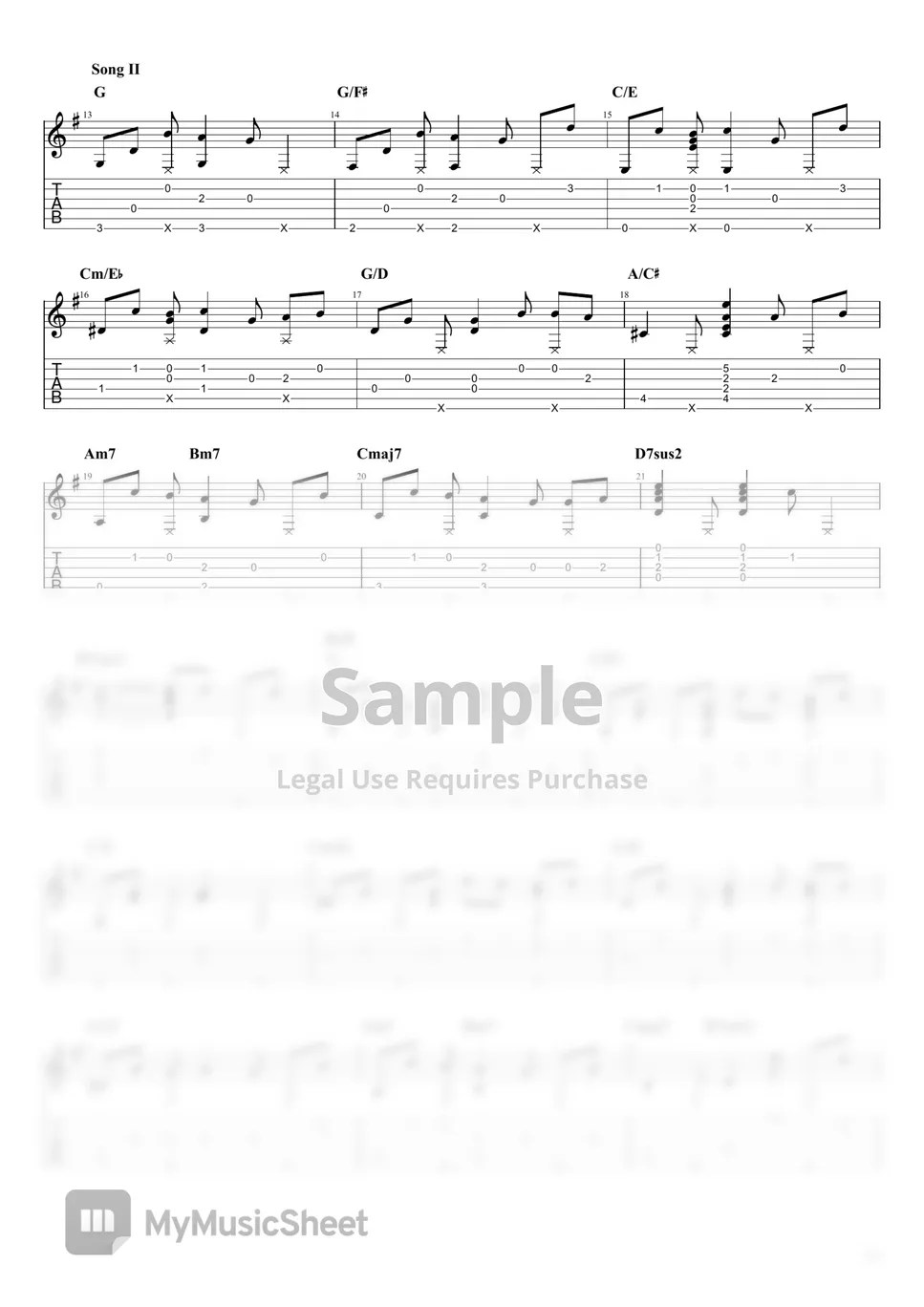 Yura Yunita ft. Glenn Fredly Cinta Dan Rahasia Tab + 1staff by Fiqri