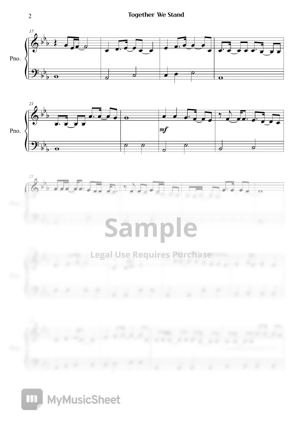 The Boss Baby 2 Together We Stand Sheets by Right Now Piano