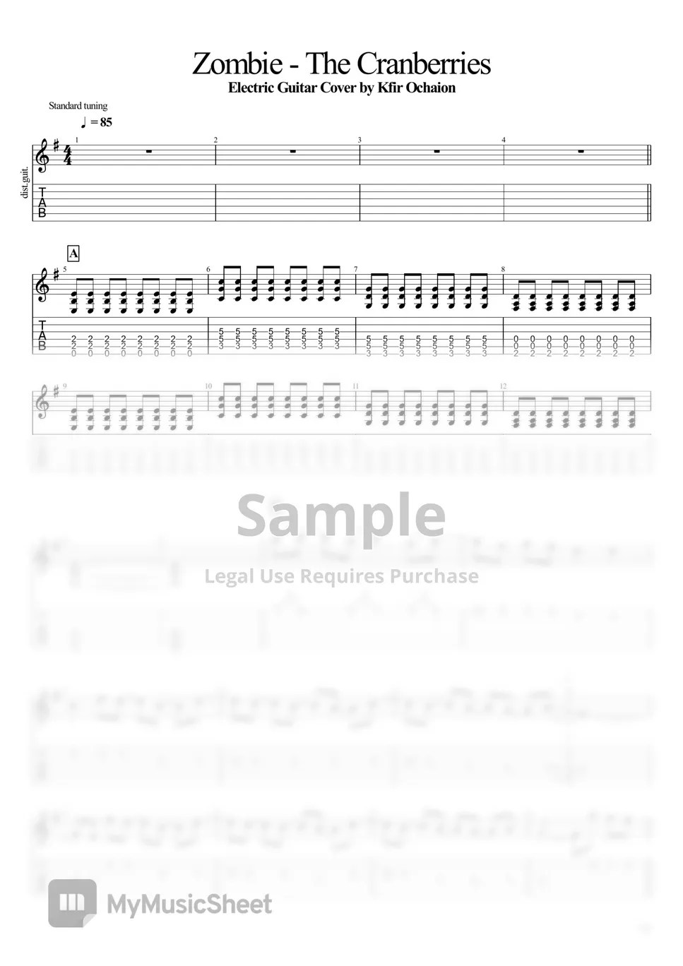 The Cranberries Zombie Sheets by Kfir Ochaion