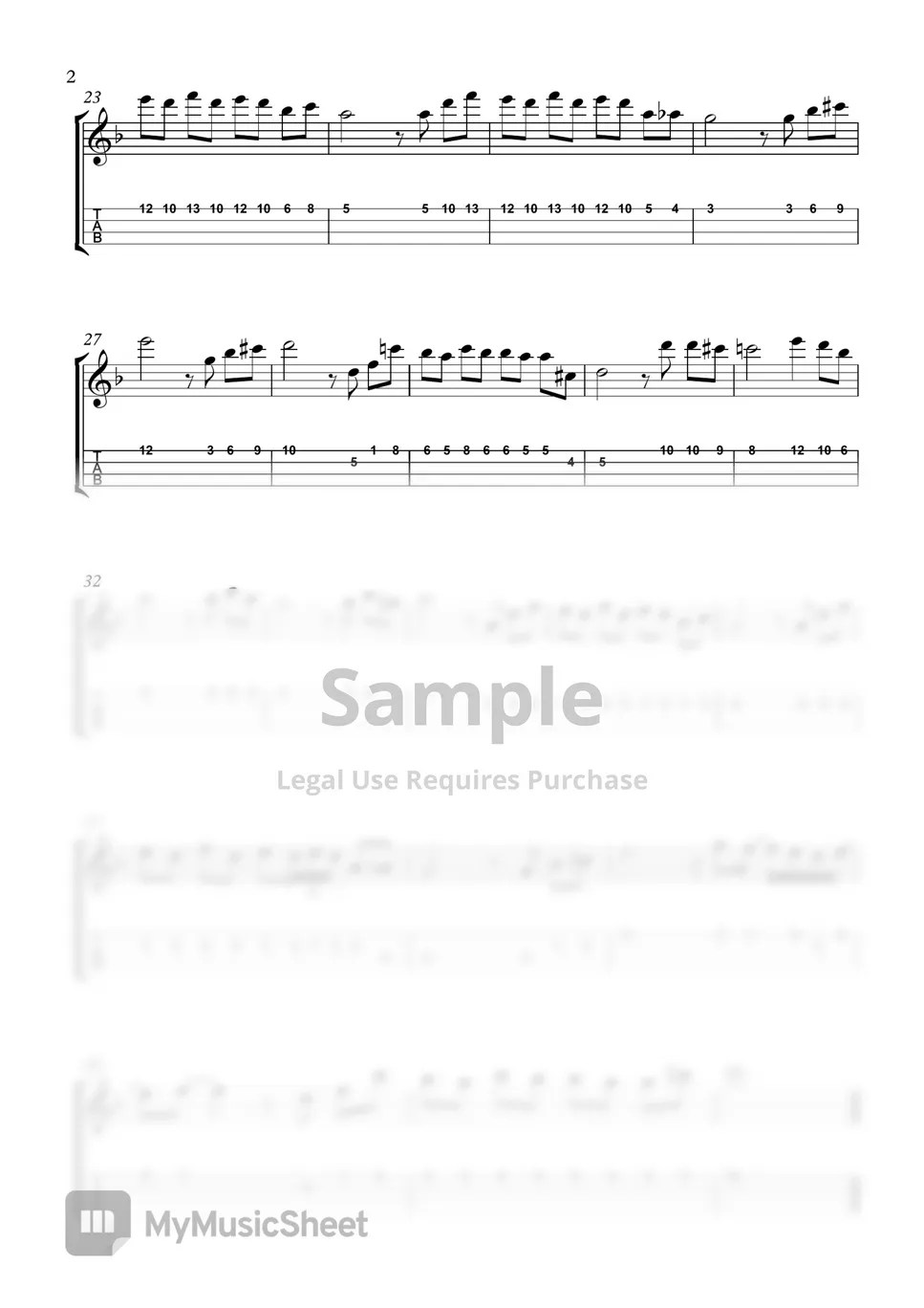 Godfather Speak Softly Love (Mandolin arrangement, No Capo, Standard