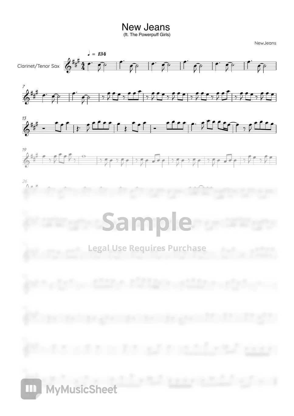 NewJeans New Jeans (ft. The Powerpuff Girls Sheets by JL