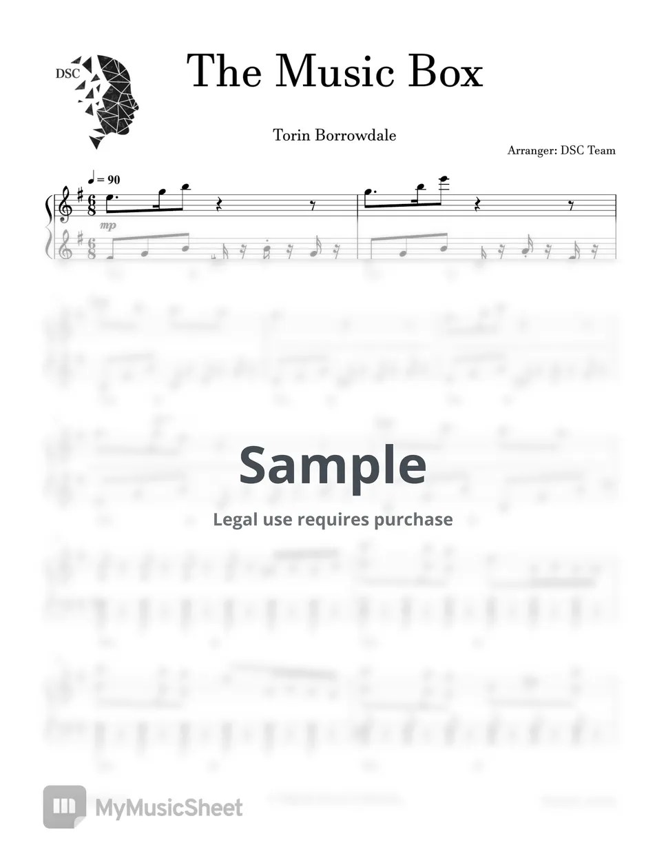 Torin Borrowdale The Music Box (OST Locke & Key) Sheets by Digital