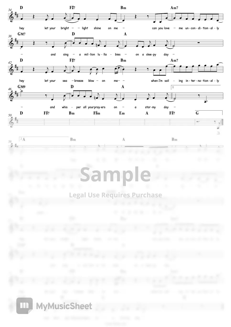 The Black Skirts Love Shine Vocal Sheets