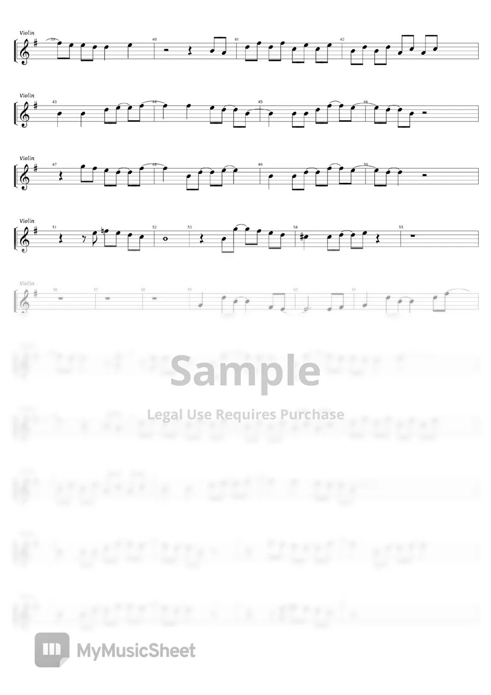 ZOE VENUS Sheets by Adela la del violin