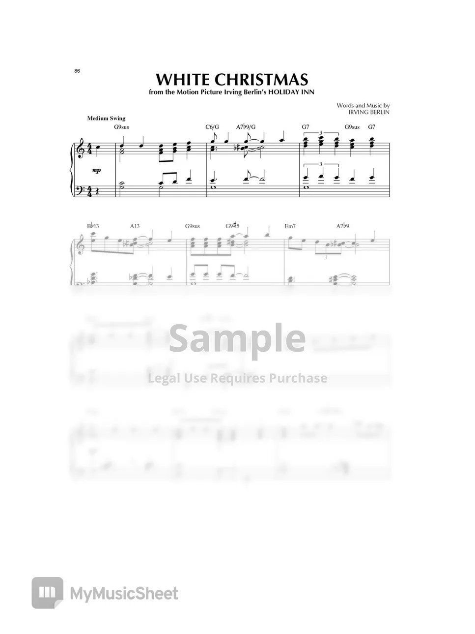 White Christmas Jazz Piano.pdf 악보