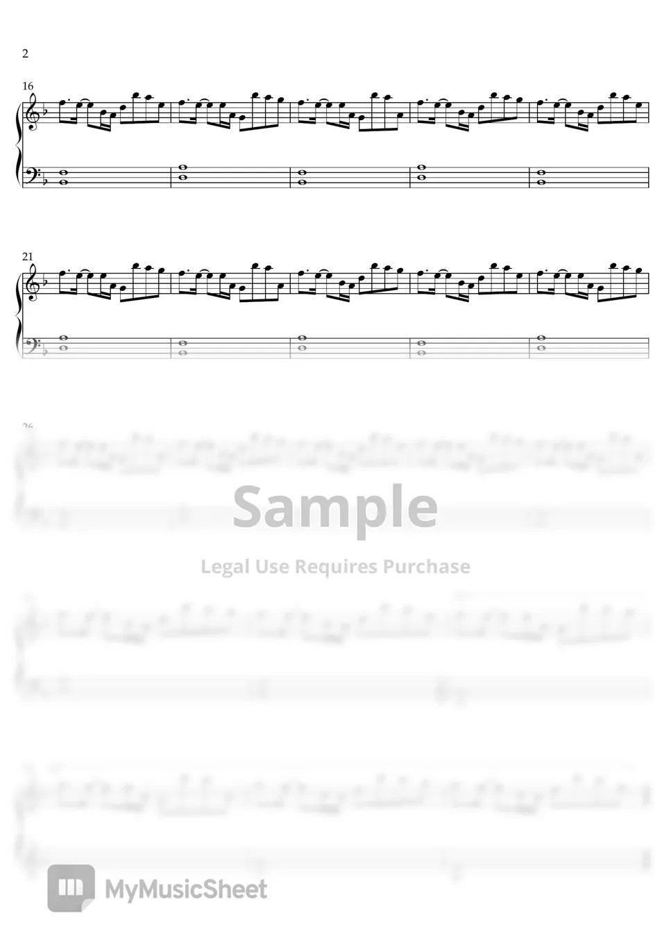 Meekz Sweeping Up (Easy Version) 악보 by C Piano