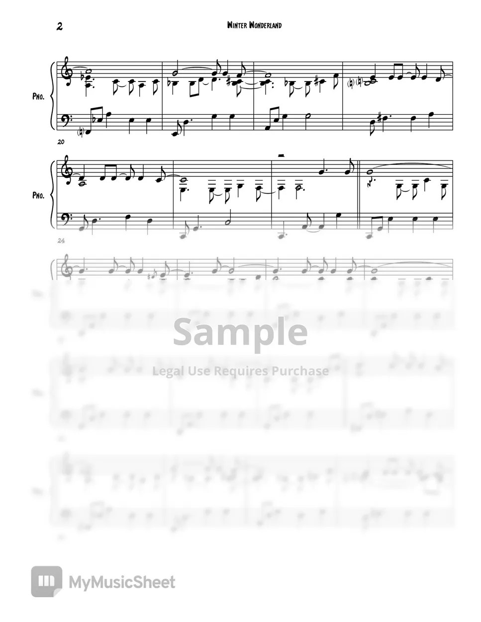 Felix Bernard Winter Wonderland (Christopher Phillips / Jazz / Jazz