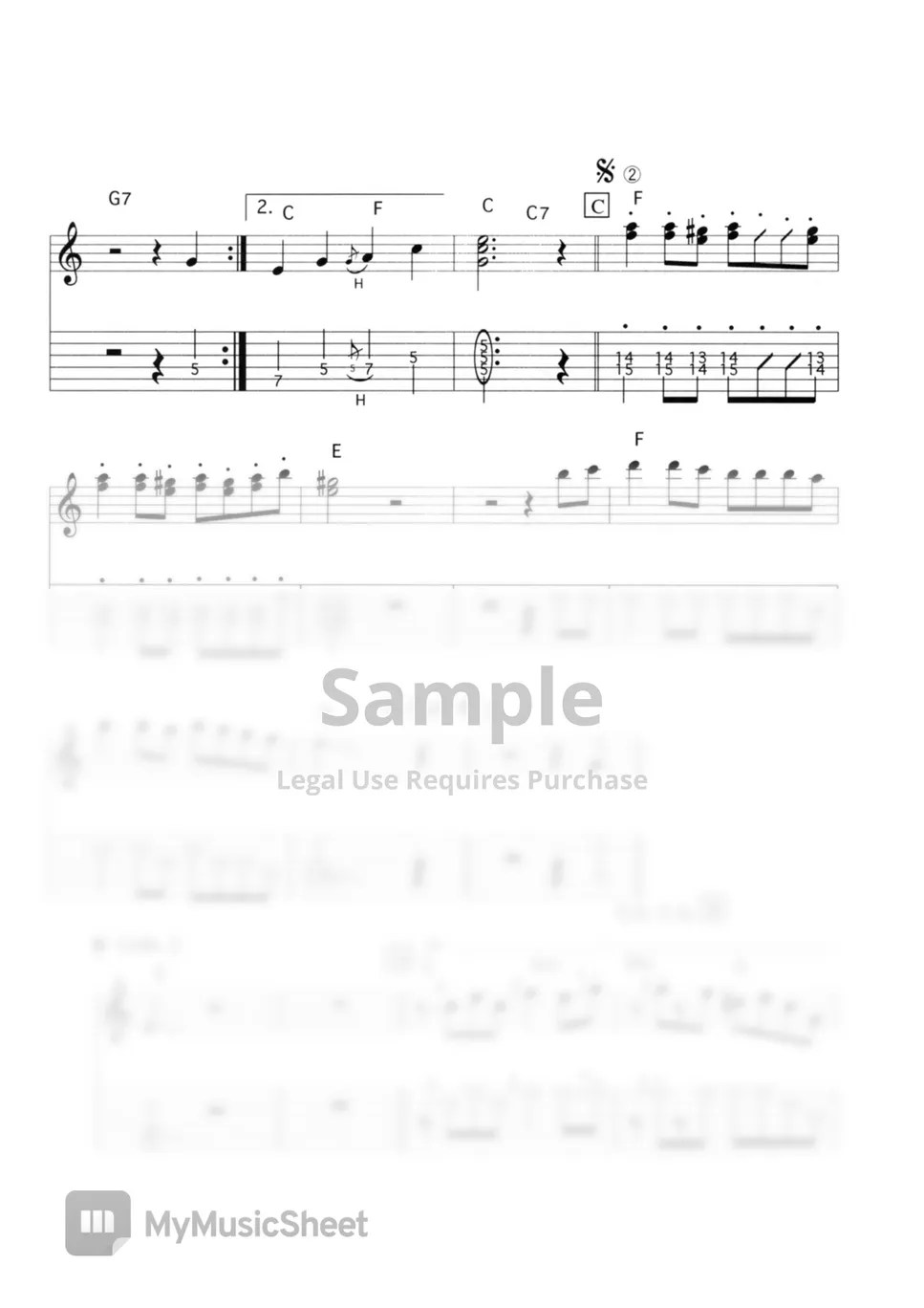 SHADOWS PERFIDIA (Electricguitar Instrumental Sheet Music) Sheets by