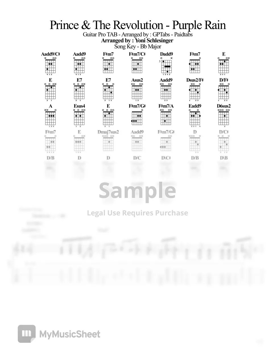 Prince Purple Rain Sheets by Yoni Schlesinger