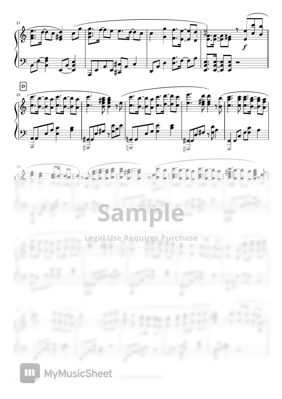 Aoi Eir IRIS (Sword Art Online Alicization ED1) Sheets by HalcyonMusic