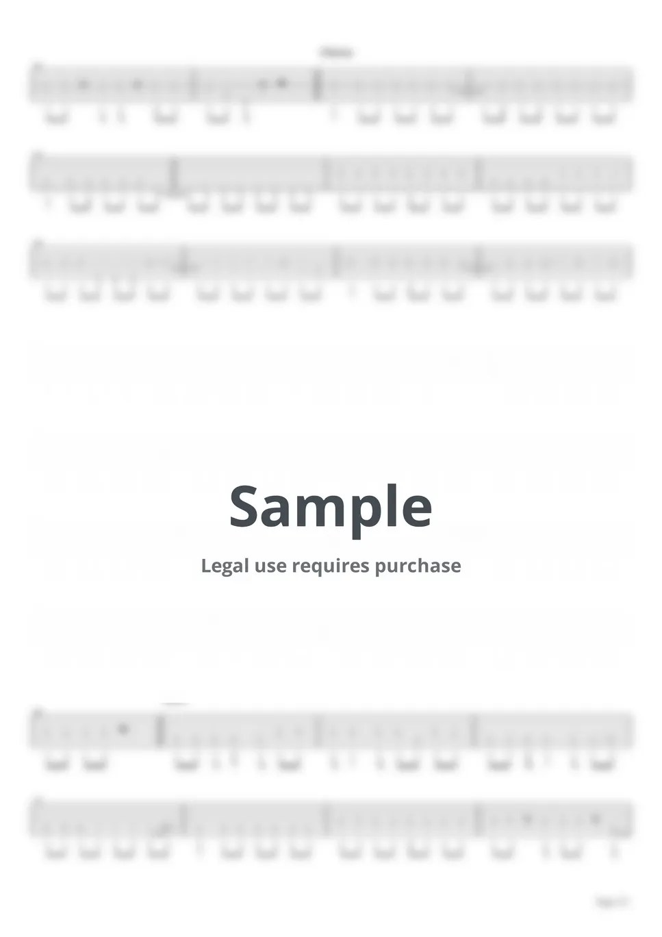 Leo/need needLe (Bass TAB) Sheets by Muya