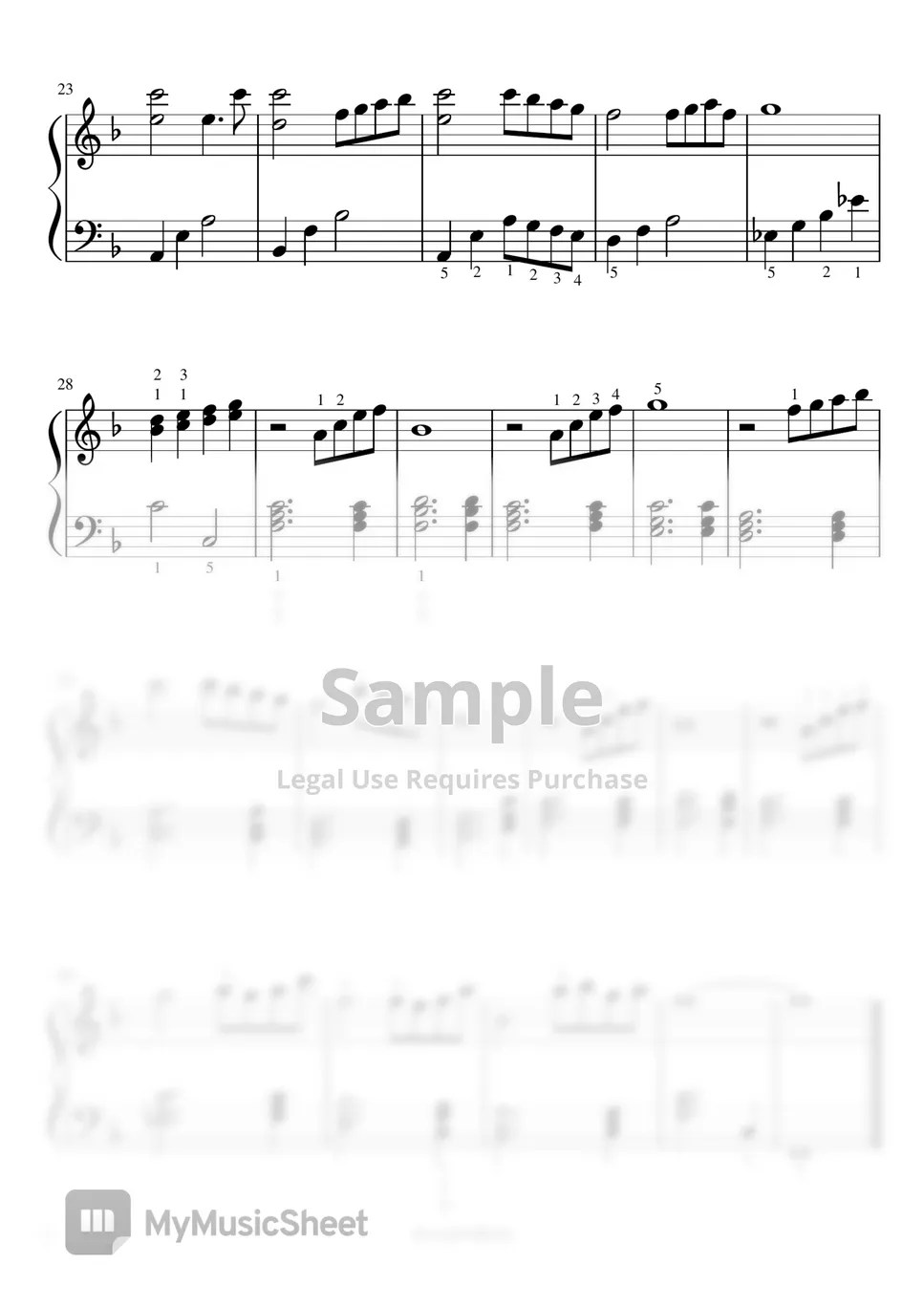 Beauty and the Beast OST Beauty and the Beast (Celine Dion) 악보 by