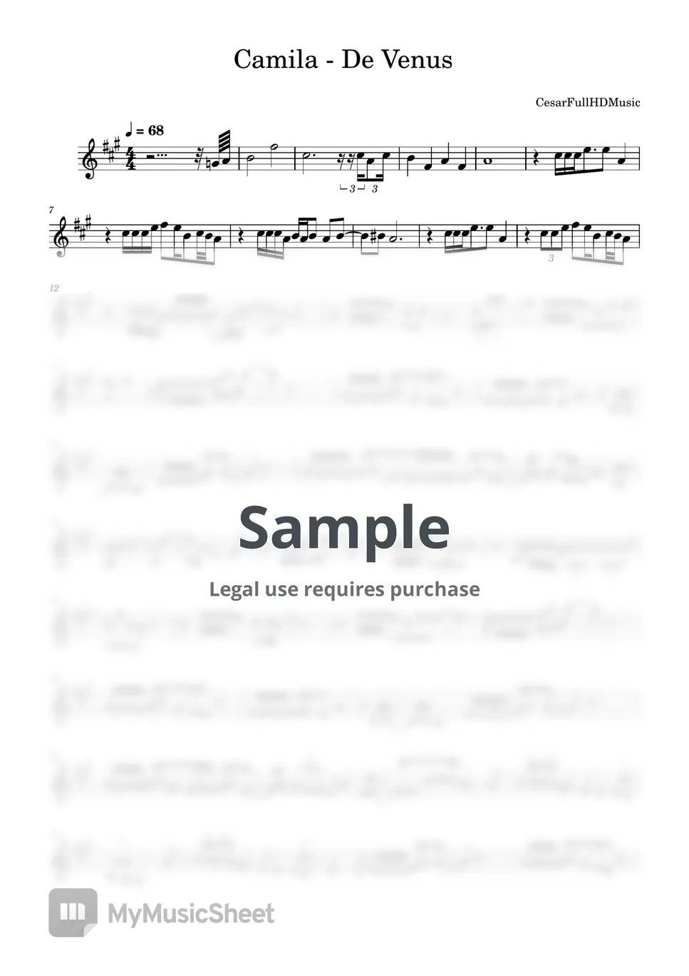 Camila De Venus Sheets