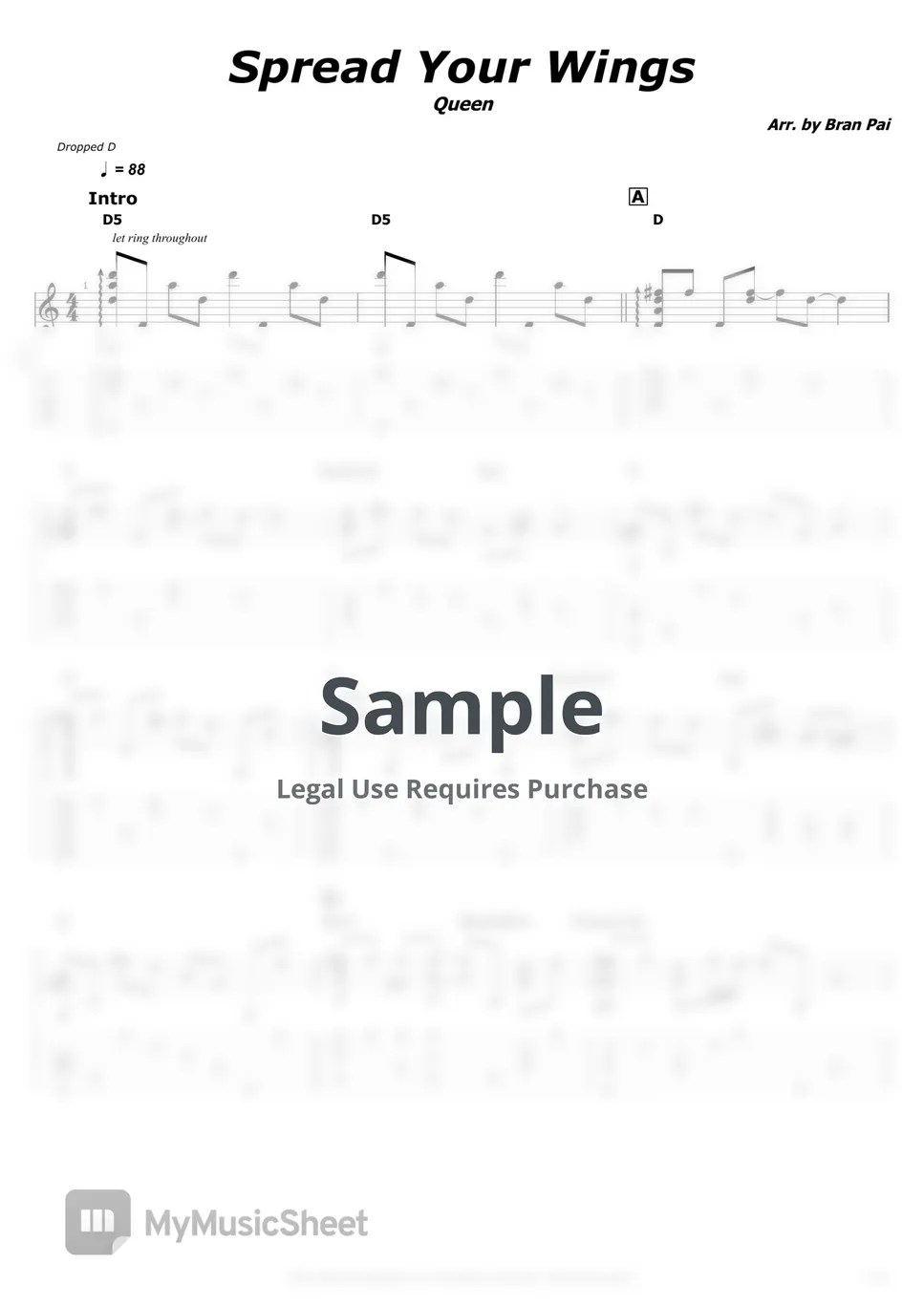 Queen Spread Your Wings Sheets by Bran Pai