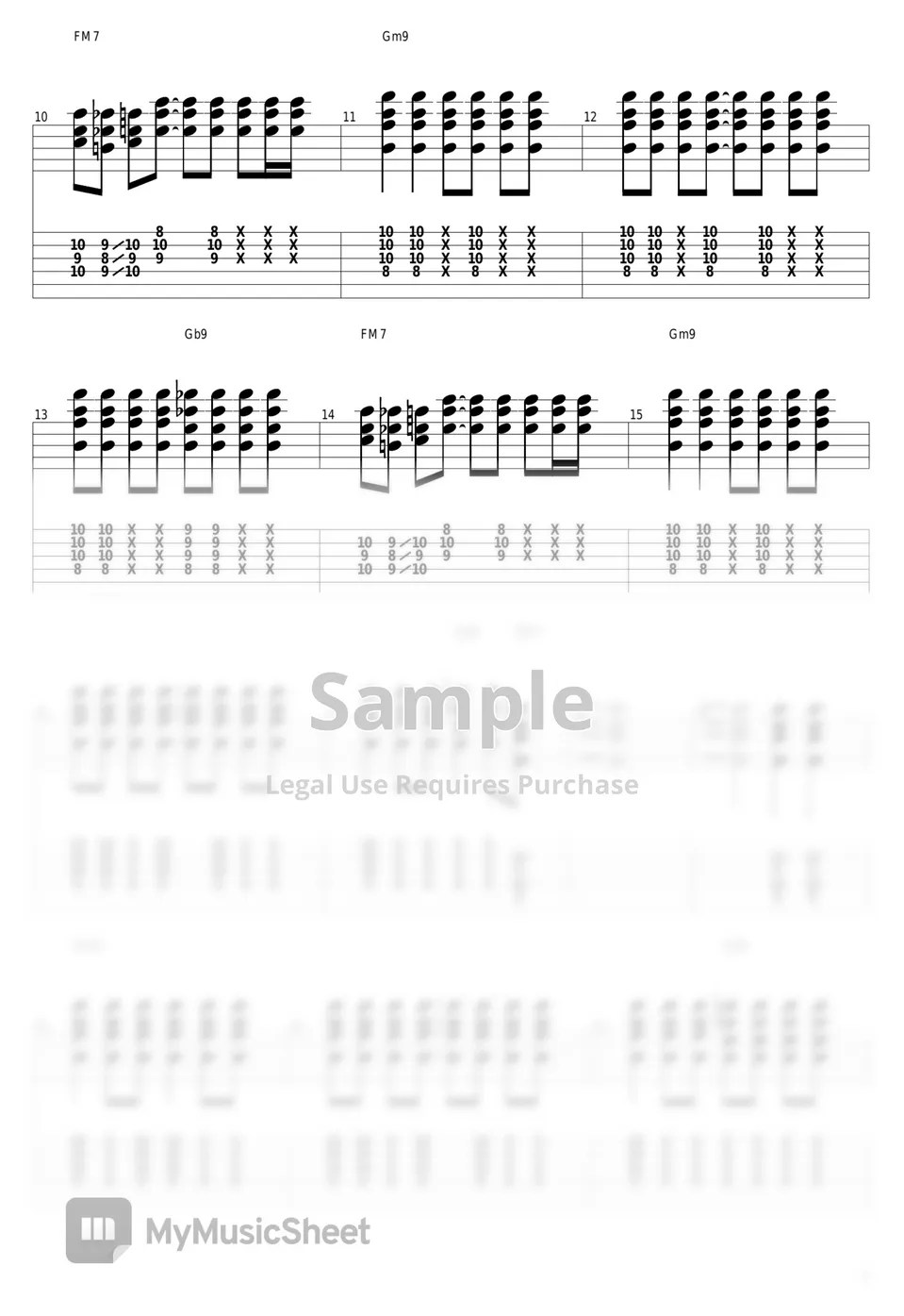Citrobal Signal Tab + 1staff by guitar cover with tab
