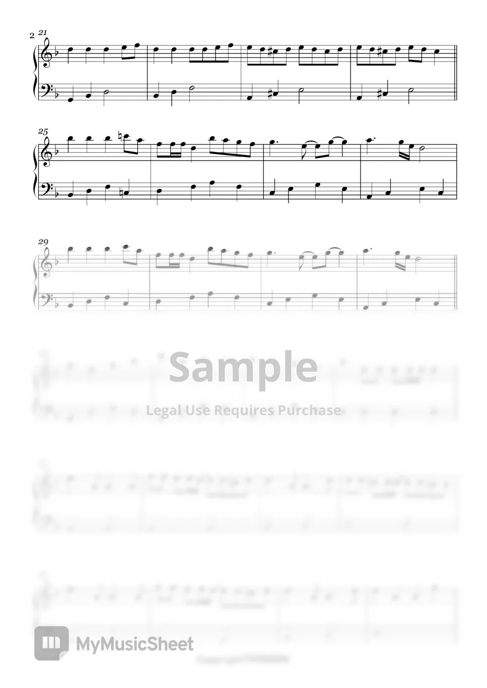 Lady Gaga Bloody Mary (Easy Version) Sheets by MINIBINI