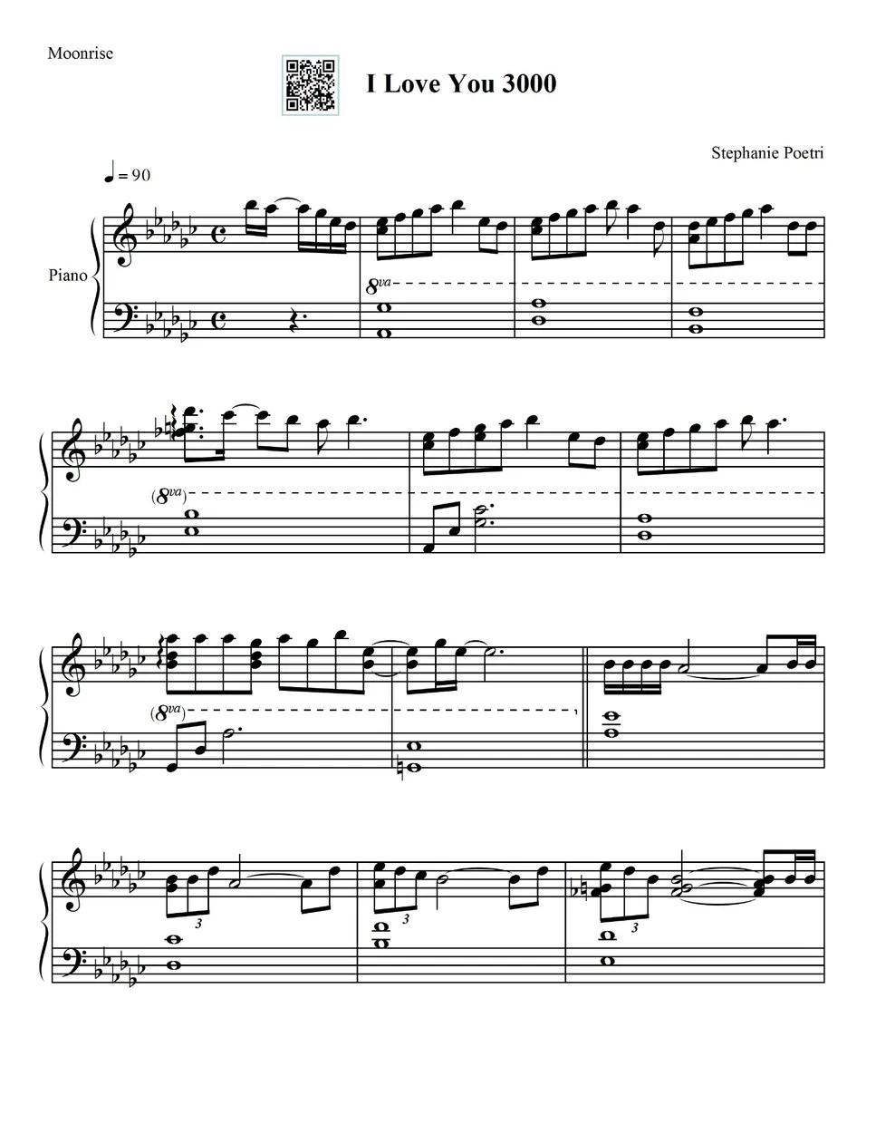 Stephanie Poetri I Love You 3000 Sheets by Moonrise