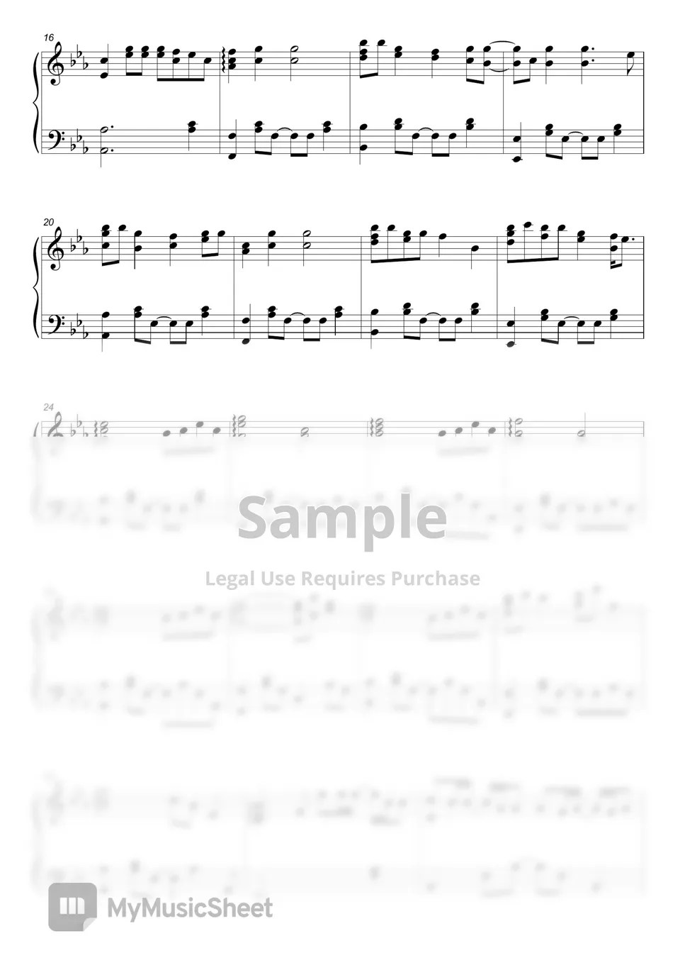 CHUNG HA, Christopher Bad Boy Sheets by HANPPYEOMPIANO