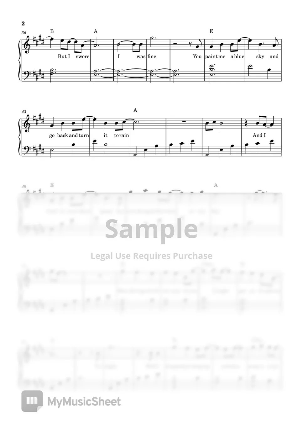 Taylor Swift Dear John (Taylor's Version) Sheets by Elliot