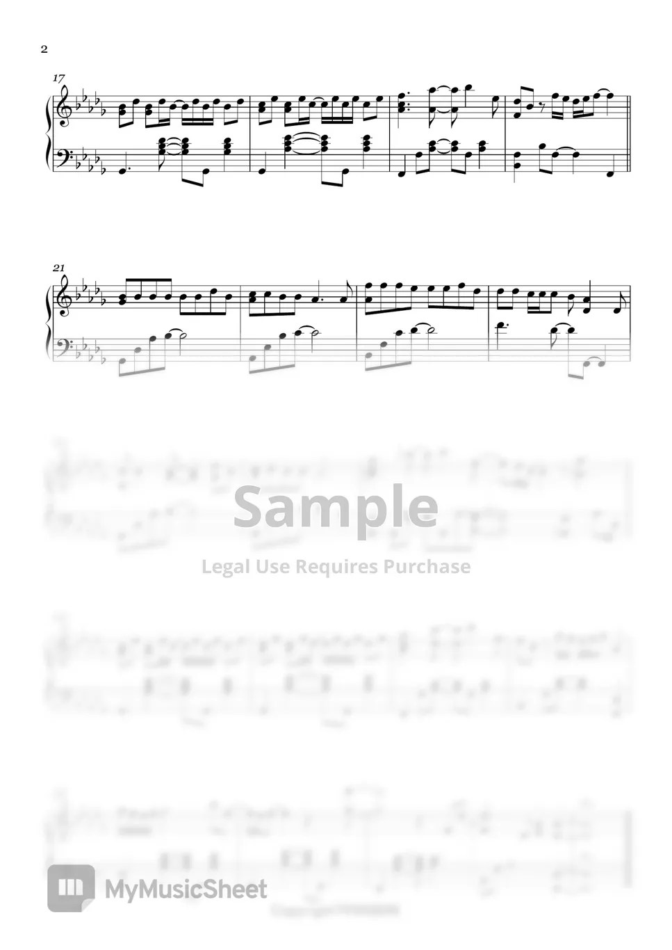 The Super Mario Bros. Movie OST Peaches (Hard Version) Sheets by MINIBINI