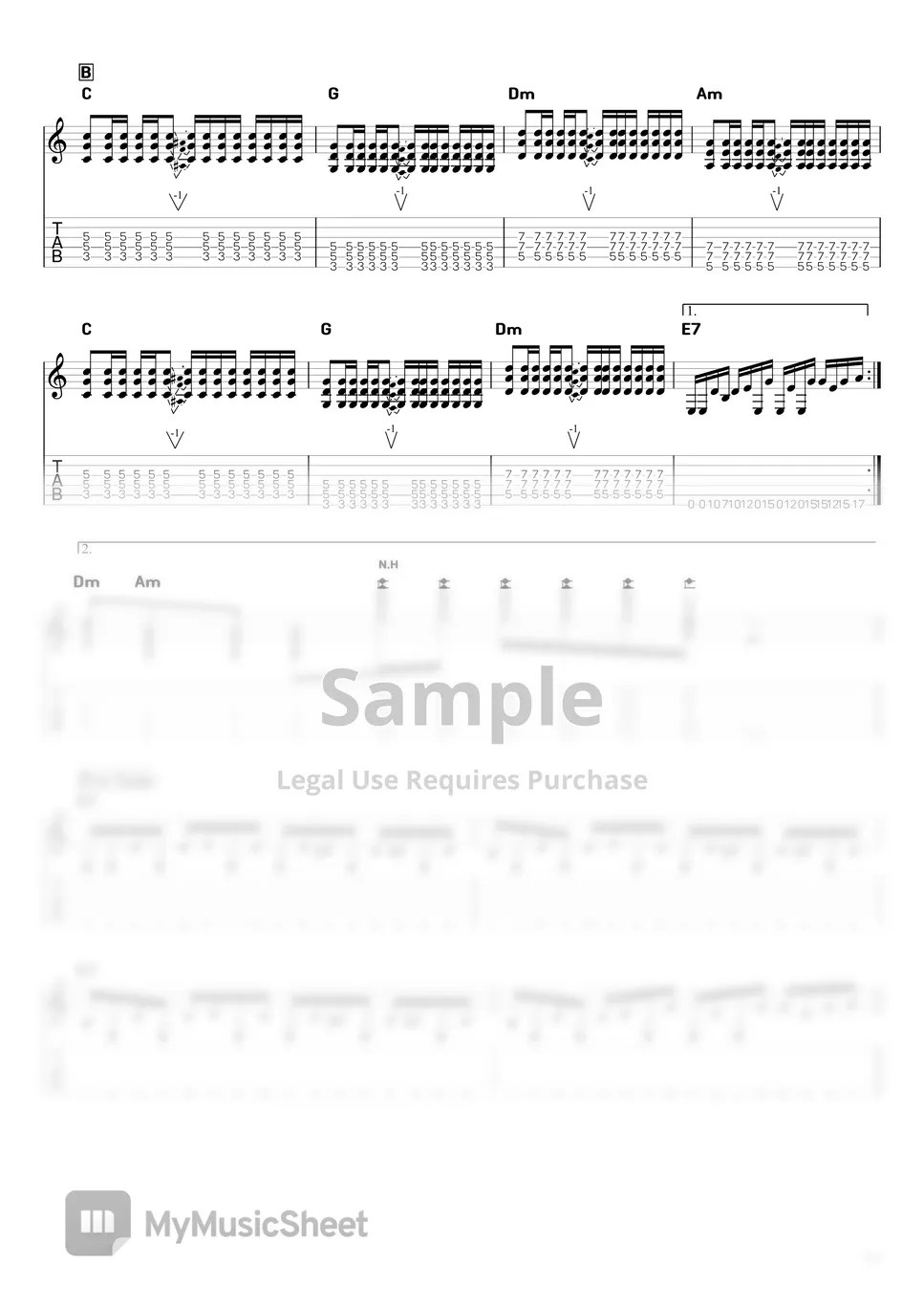 Muse Hysteria (Chord Lyrics + Tab) Sheets by yundy_tm