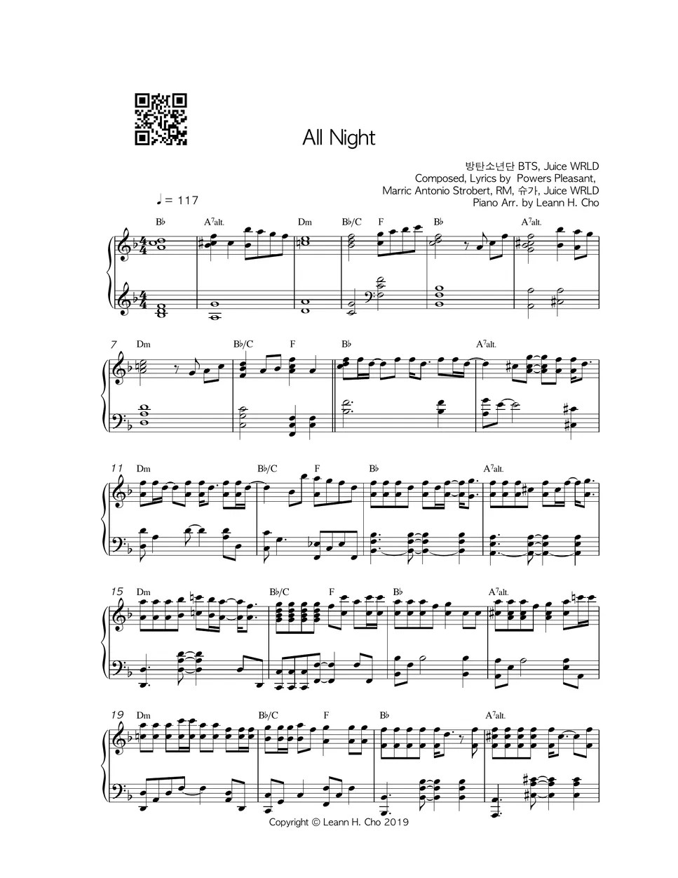 BTS, Juice WRLD All Night Sheets