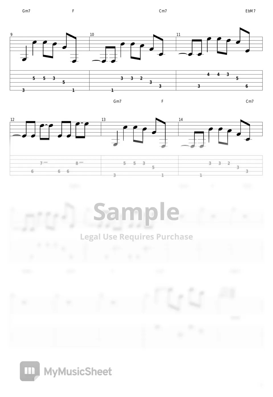 Måneskin HONEY (ARE U COMING?) Tab + 1staff by guitar cover with tab