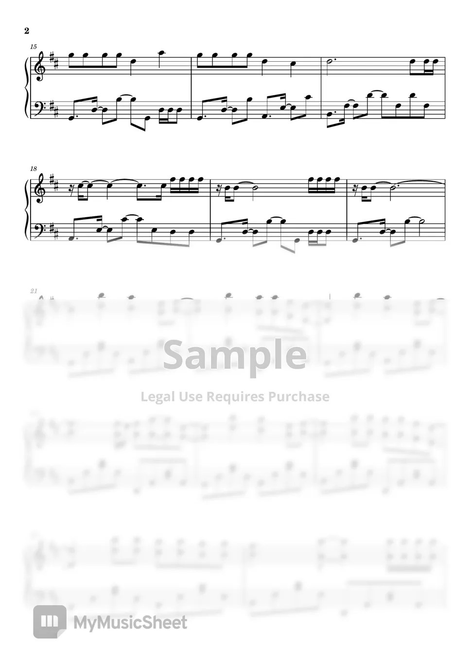 Adam Lambert What Ya Want From Me Sheets by Piano Go Life