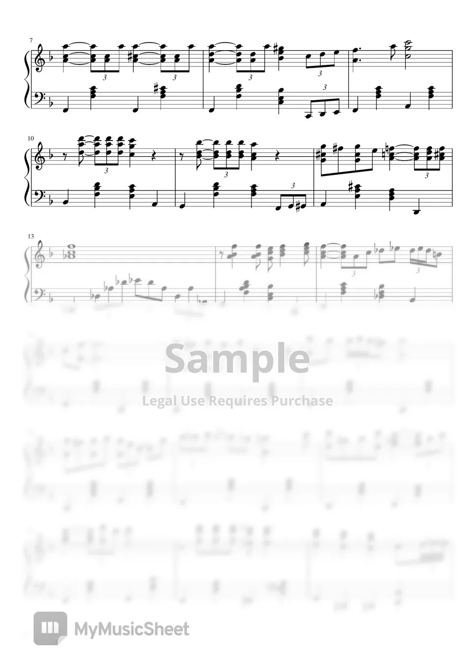 Louis Armstrong What A Wonderful World (jazz ver.) Sheets by 헬로블루조이
