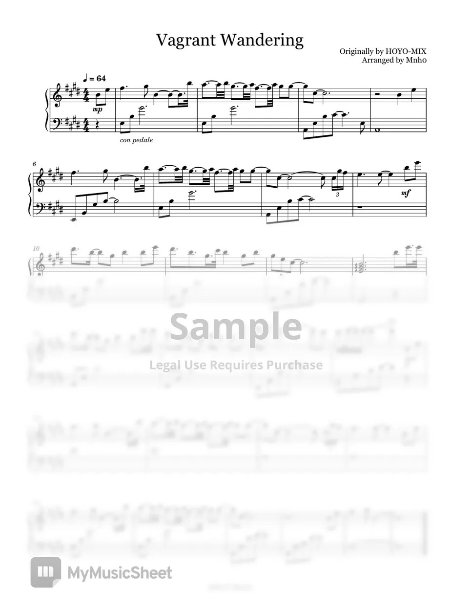 HOYOMiX Vagrant Wandering Sheets by Mnh0