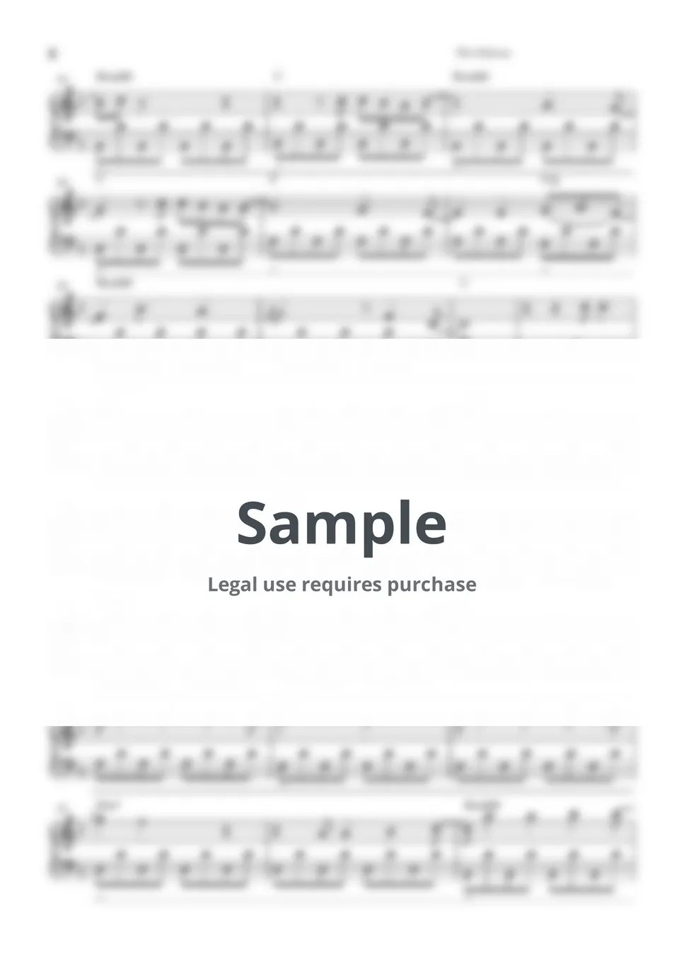 V Christmas Tree (PIANO SHEET) Sheets by John Rod Dondoyano