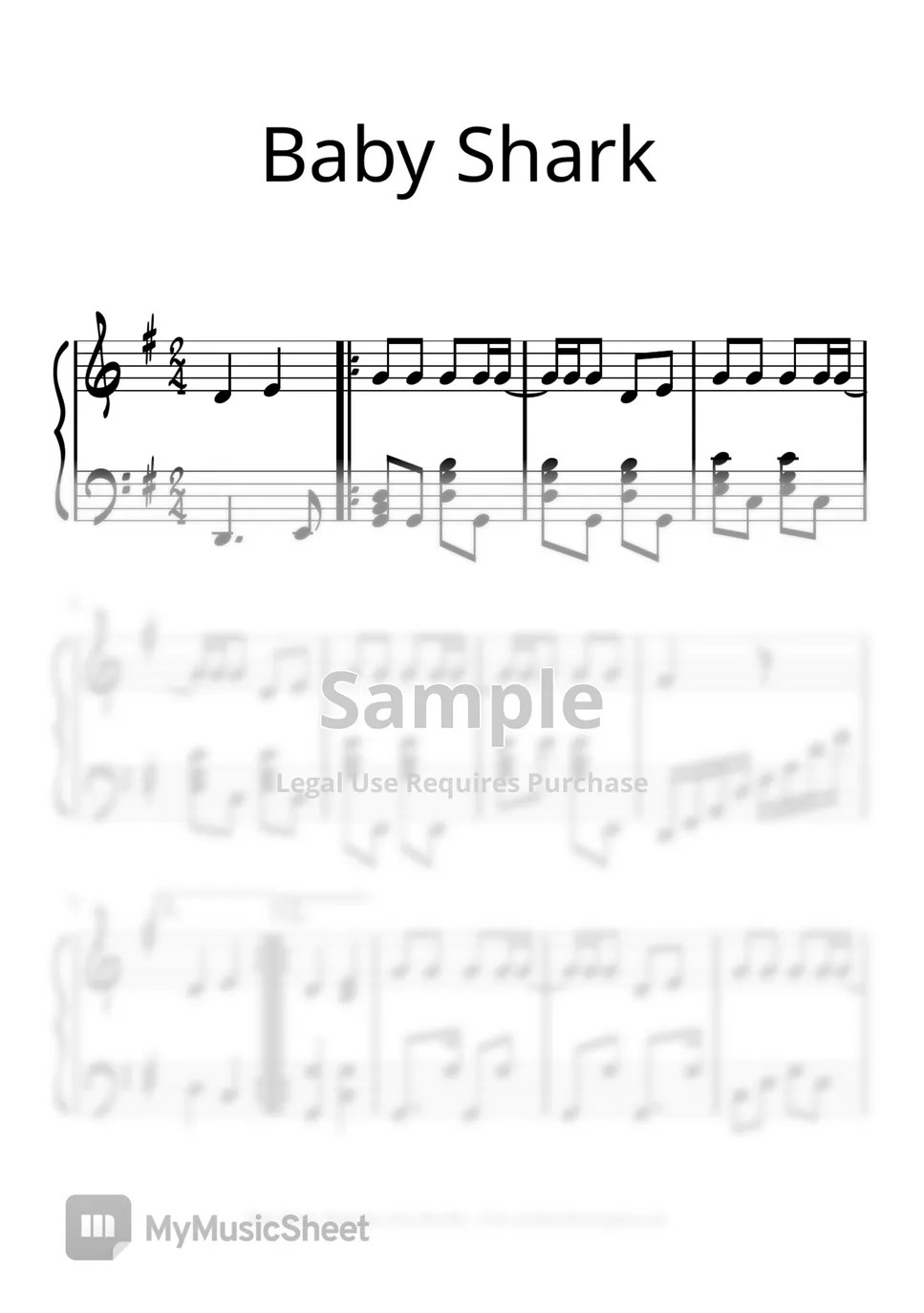 Rainstop Baby shark Sheets by Rainstop