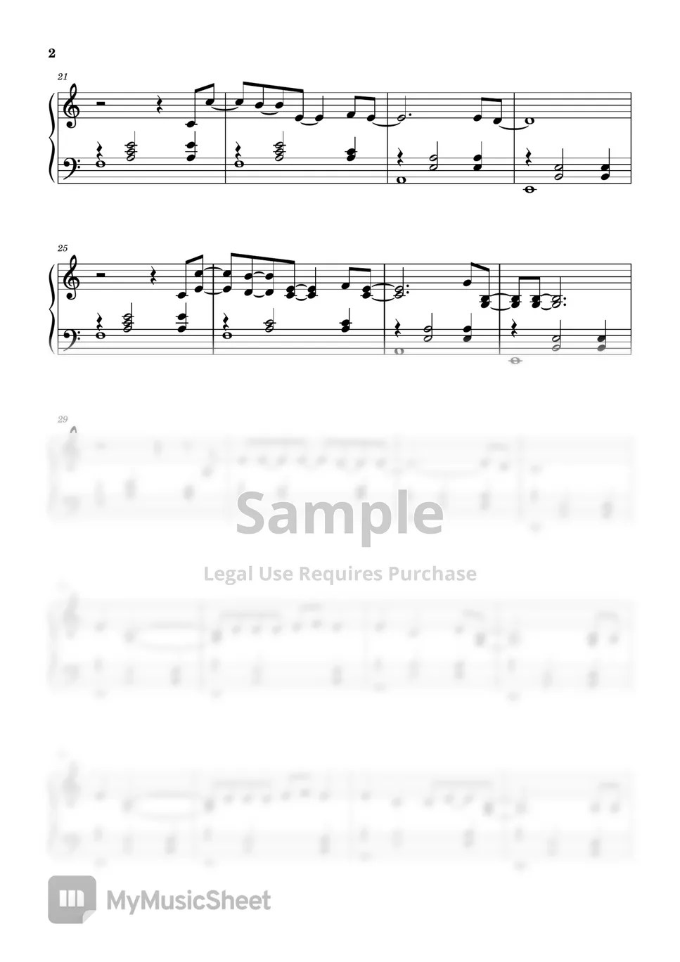 Billie Eilish Your Power Sheets by M. Galka