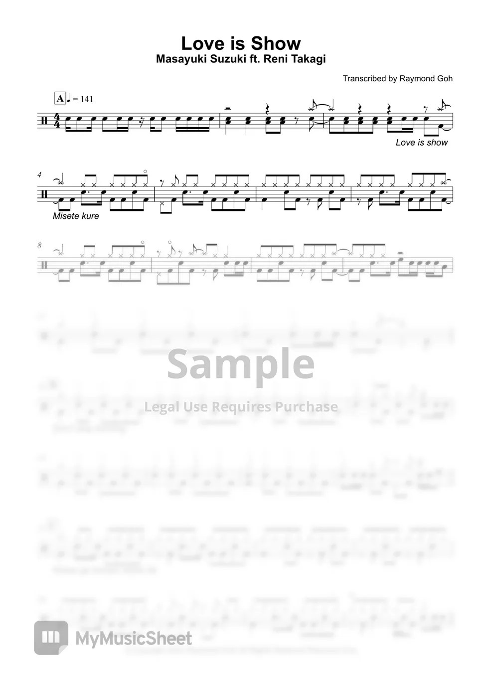 Masayuki Suzuki Love is Show ft. Reni Takagi (Kaguyasama First Kiss