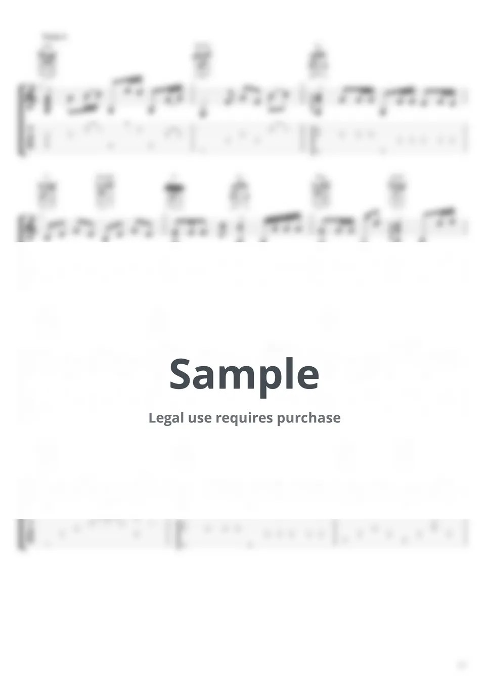 7!! (Your Lie in April) ED 2 Fingerstyle Guitar Orange (Easy