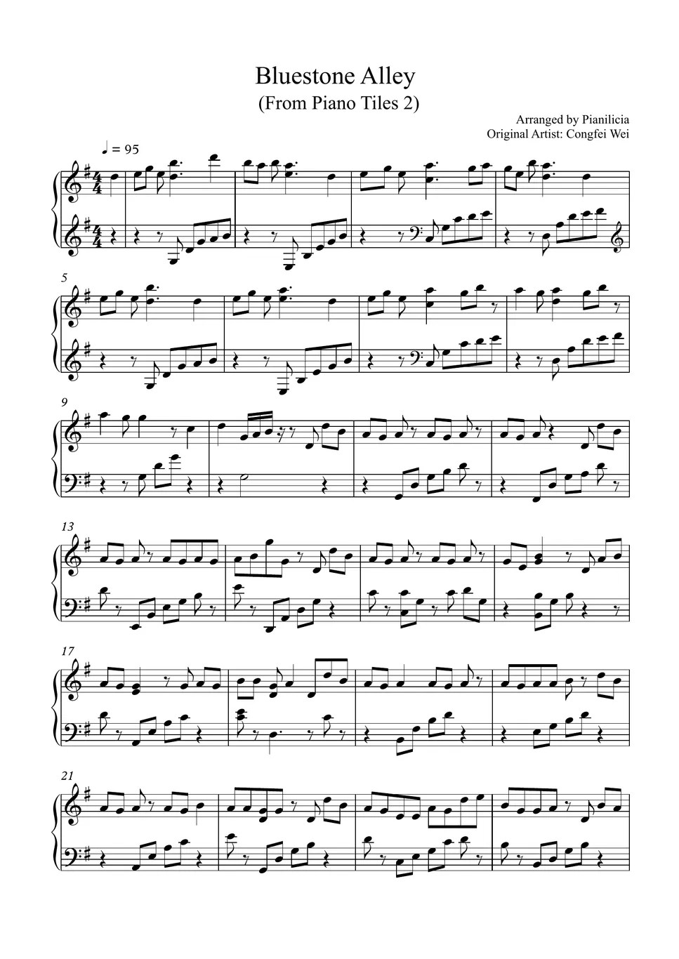 Congfei Wei Bluestone Alley Sheets by Pianilicia